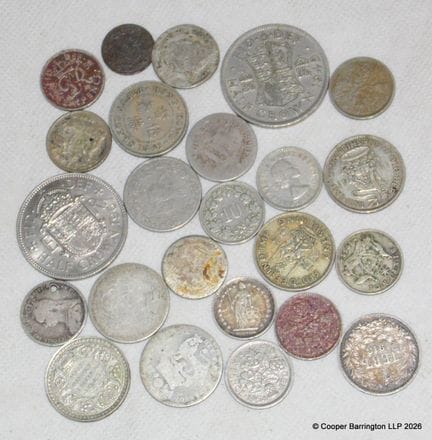 Collection de pièces britanniques et international