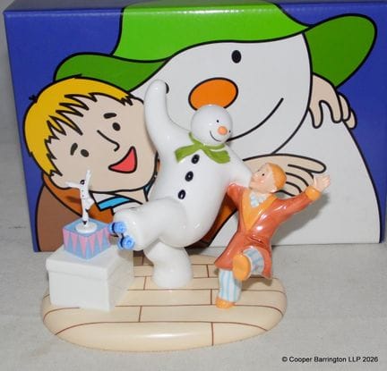 Coalport « The Snowman : Treading the Boards », éd