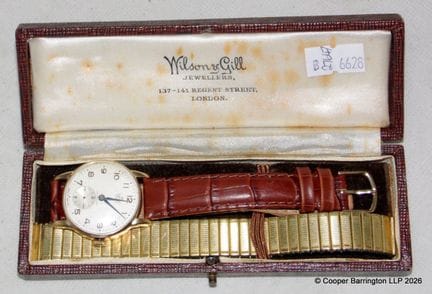 Railway Smiths 9ct Gold Wrist Watch
Railway Intere