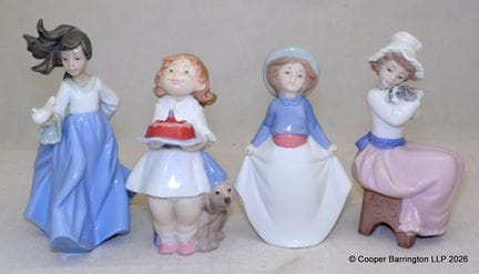 Figurines « Nao by Lladró » n° 1290, 1049, 1088, 1