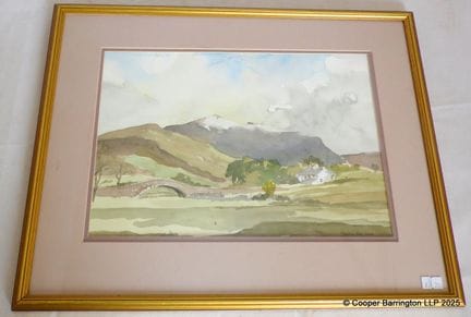 Monica Day Aquarell "Blencathra Cumbria". Signiert