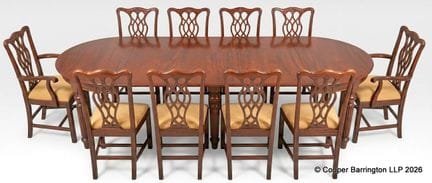 Fine Victorian Wind Out Dining Table + Chairs
Fine