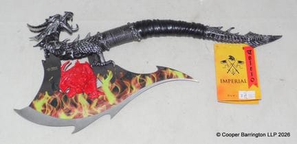 Hache en acier inoxydable « Tole 10 Fantasy Dragon
