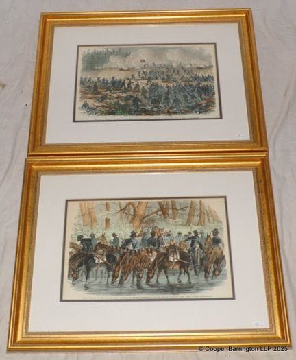 Antike amerikanische Bürgerkriegsgravuren
Ein Paar