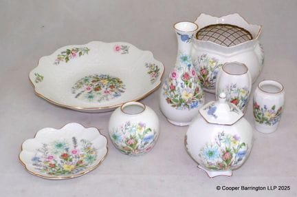 Aynsley Wild Tudor Bone China Kollektion zu umfass