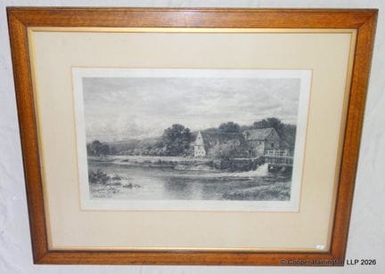 B. W. Leader Die Mühle in Streatley an der Themse
