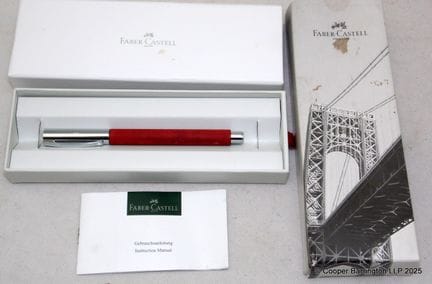Faber-Castell Birnbaum-Füllfederhalter. Schachtel 