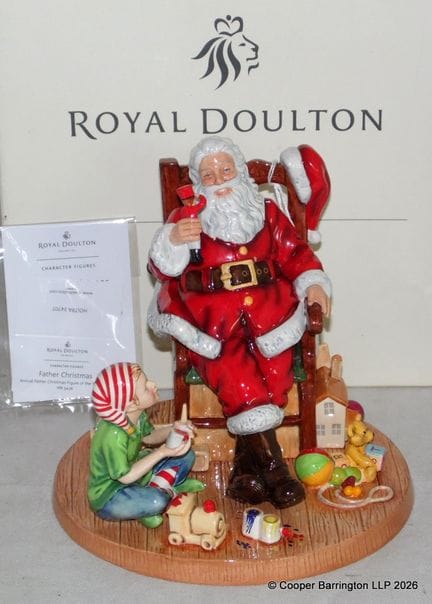 Père Noël « Classic » de Royal Doulton. N° HN5436.