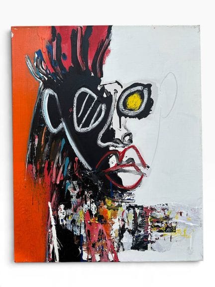 Victor HASCH (1945-2012)
JM Basquiat - 2012
Tecnic