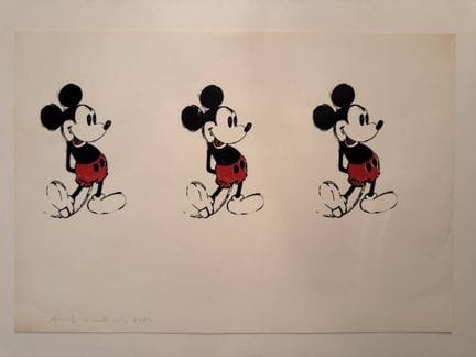 Andy WARHOL (1928-1987), d’après
« Mickey Mouse »
