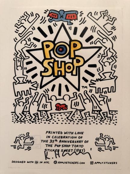 Keith HARING (1958-1990), d’après
« Pop Shop »
Aff