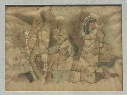Jan ROËDE (1914-2007)
Concierto cubista - 1948
Tin