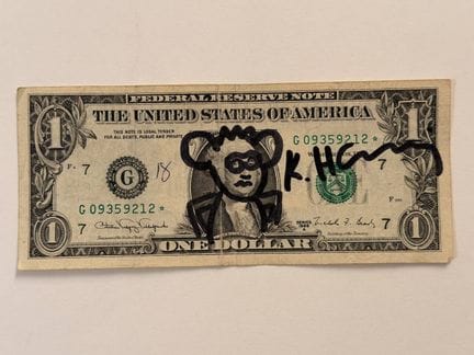 Keith HARING (1958-1990), según
Dibujo realizado c