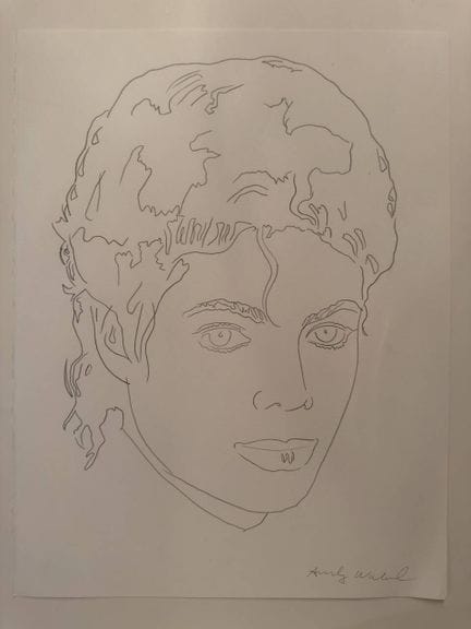 Andy WARHOL (1928-1987), d’après
« Michael Jackson