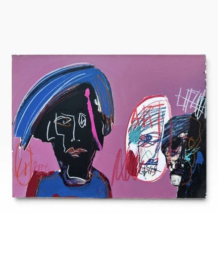 Victor HASCH (1945-2012) 
Portrait d'Andy
Techniqu