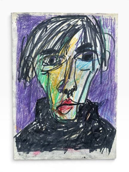 Victor HASCH (1945-2012) 
Ritratto
Tecnica mista s