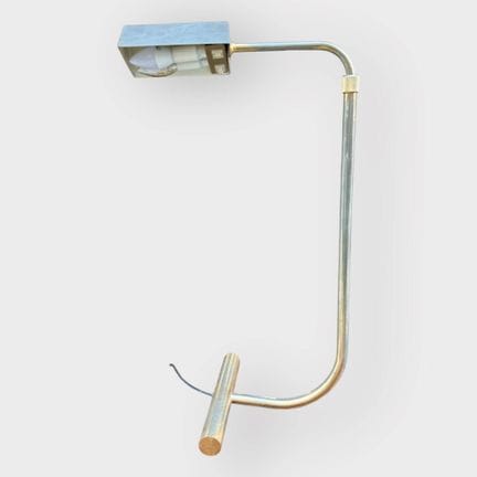 Roger NATHAN (XX) 
Lampe moderne liseuse en métal 