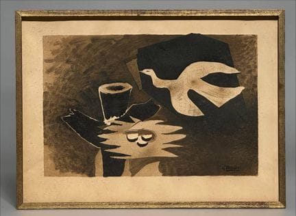 Georges BRAQUE (1882-1963), según
«El pájaro y su 