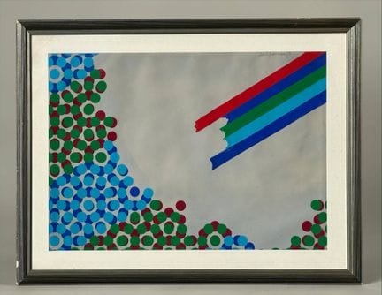 Mario PADOVAN (1927)
Composition - 1973
Pochoir hu