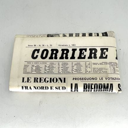 Obra artesanal italiana de la década de 1960
Caja 