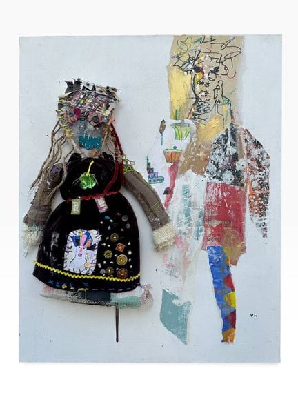 Victor HASCH (1945-2012) 
Paige Powel e Basquiat -