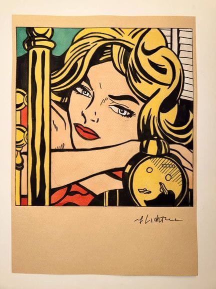 Roy LICHTENSTEIN (1923-1997), d’après
« Blonde Wai