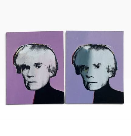 Victor HASCH (1945-2012)
Andy Warhol "3" - 2011
Di