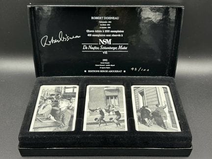 Robert DOISNEAU (1912-1994) 
Coffret contenant tro