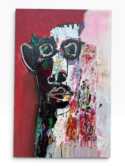 Victor HASCH (1945-2012) 
JM Basquiat - 2012
Tecni