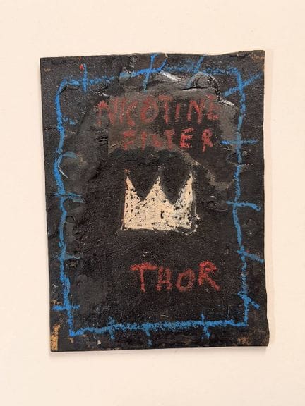 Jean-Michel BASQUIAT (1960-1988), según
«Nicotine 
