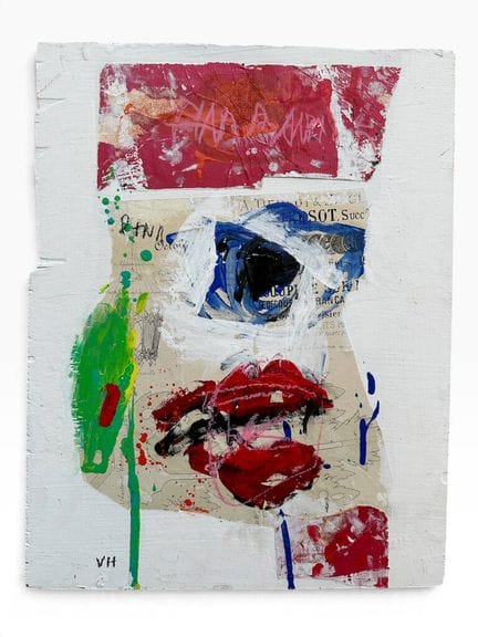 Victor HASCH (1945-2012) 
Occhio e bocca
Tecnica m