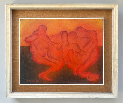 Elio MAZZELLA (1938) 
METAMORFOZI - 1971
Huile sur