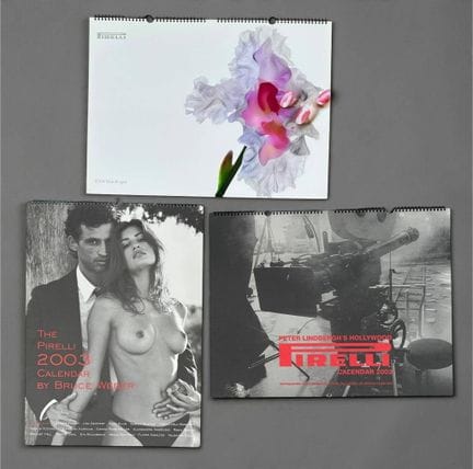PIRELLI 
Conjunto de 3 calendarios de 2002, 2003 y