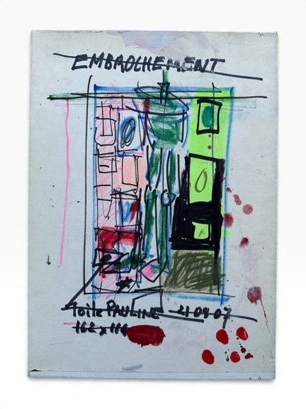 Victor HASCH (1945-2012) 
Embrochement - 2007
Tecn