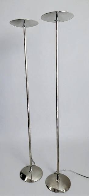 FASE
Paire de lampadaires Halogène chromés
Vers 19