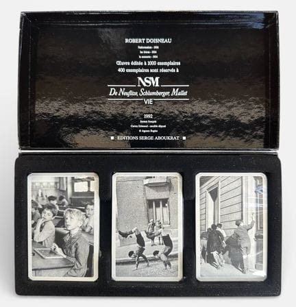 Robert DOISNEAU (1912-1994) 
Coffret contenant tro