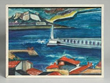 Helmut NÖTZOLDT (1913-1994)
Le port d'Antibes
Aqua