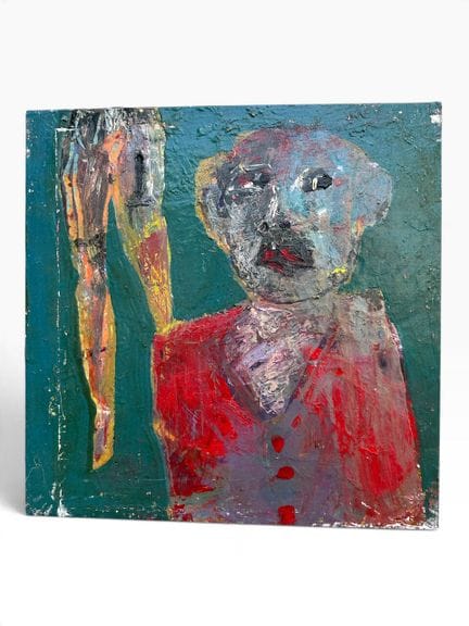 Victor HASCH (1945-2012) 
Homme coupé en deux
Acry