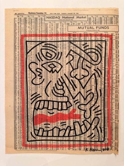 Keith HARING (1958-1990), basado en
«Crack Down»
D