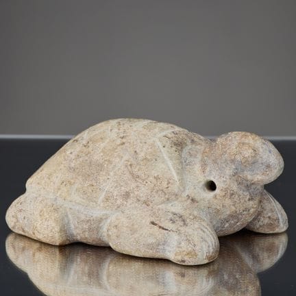 SCHILDKRÖTENSTEIN, INDIEN, 19. JAHRHUNDERT

Maße: 