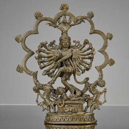SHIVA NATARAJA DANZANTE, INDIA, XVIII-XIX SECOLO

