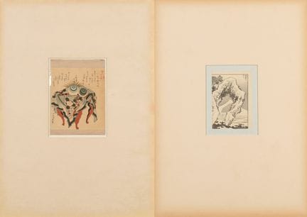 (R) DEUX ESTAMPES JAPONAISES SUR BOIS DE L'ÉPOQUE 