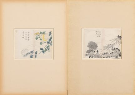 (R) DEUX ESTAMPES JAPONAISES SUR BOIS REPRÉSENTANT