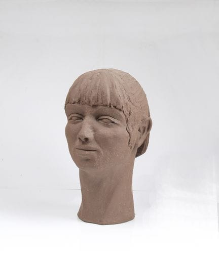 Pospich, F. 20th century. Brown clay. Finely model