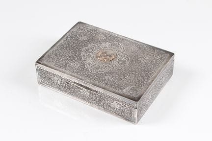 Cadeau diplomatique. Boîte à cigares. Pakistan, XX