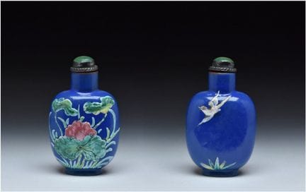 Fiaschetta per tabacco da fiuto in ceramica di Yix
