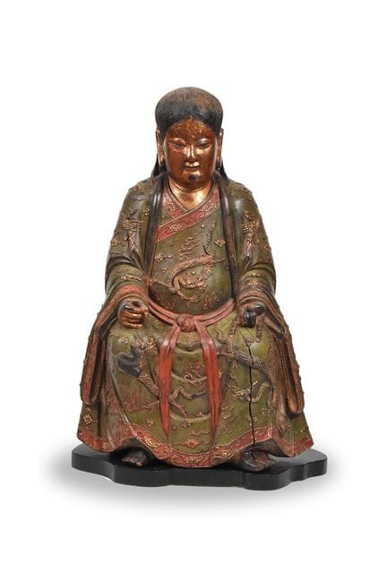 WEITERE OBJEKTE: EINE SELTENE CHINESISCHE SNITZERE