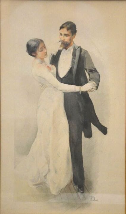 Paul LEROY (1860–1942)
The Dancing Couple
Watercol