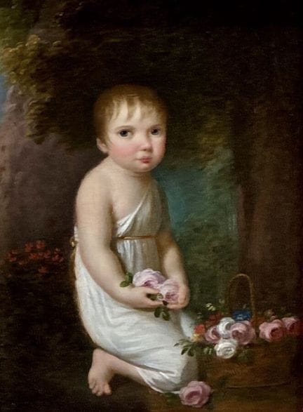 19th-CENTURY FRENCH SCHOOL
Portrait of a Child wit