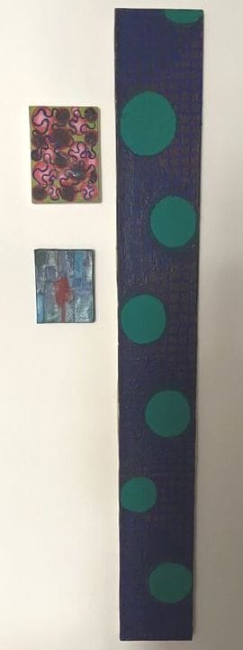 Isabelle DE LA FORCADE 
"Composition"
Oil on canva